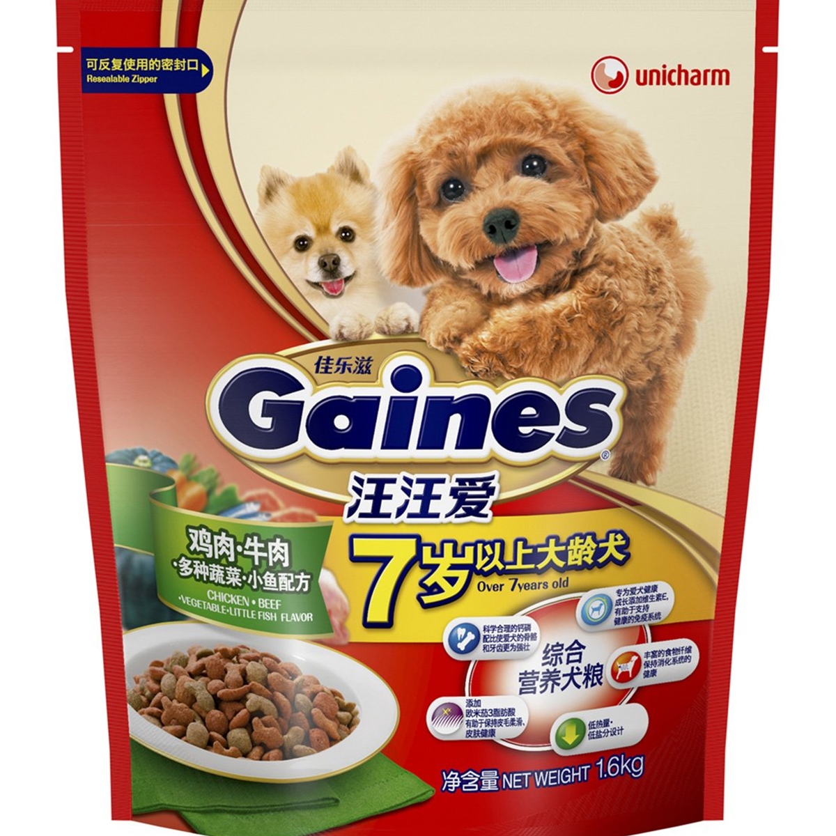 泰迪通用型鸡肉主粮高龄犬