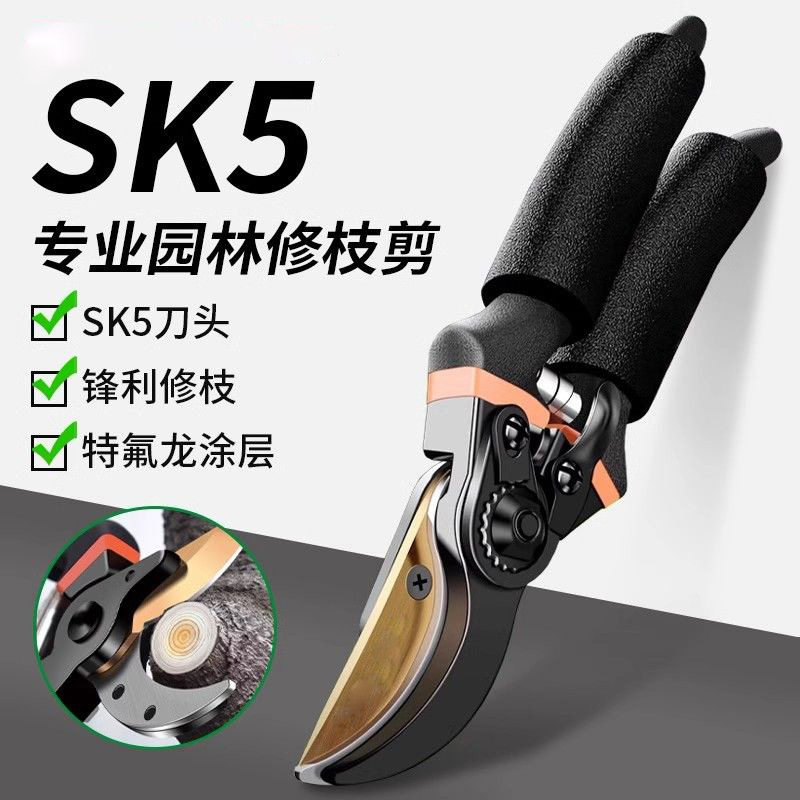 SK5剪枝剪刀园林花艺修剪树枝剪刀果树剪刀粗大花剪园艺剪子工具