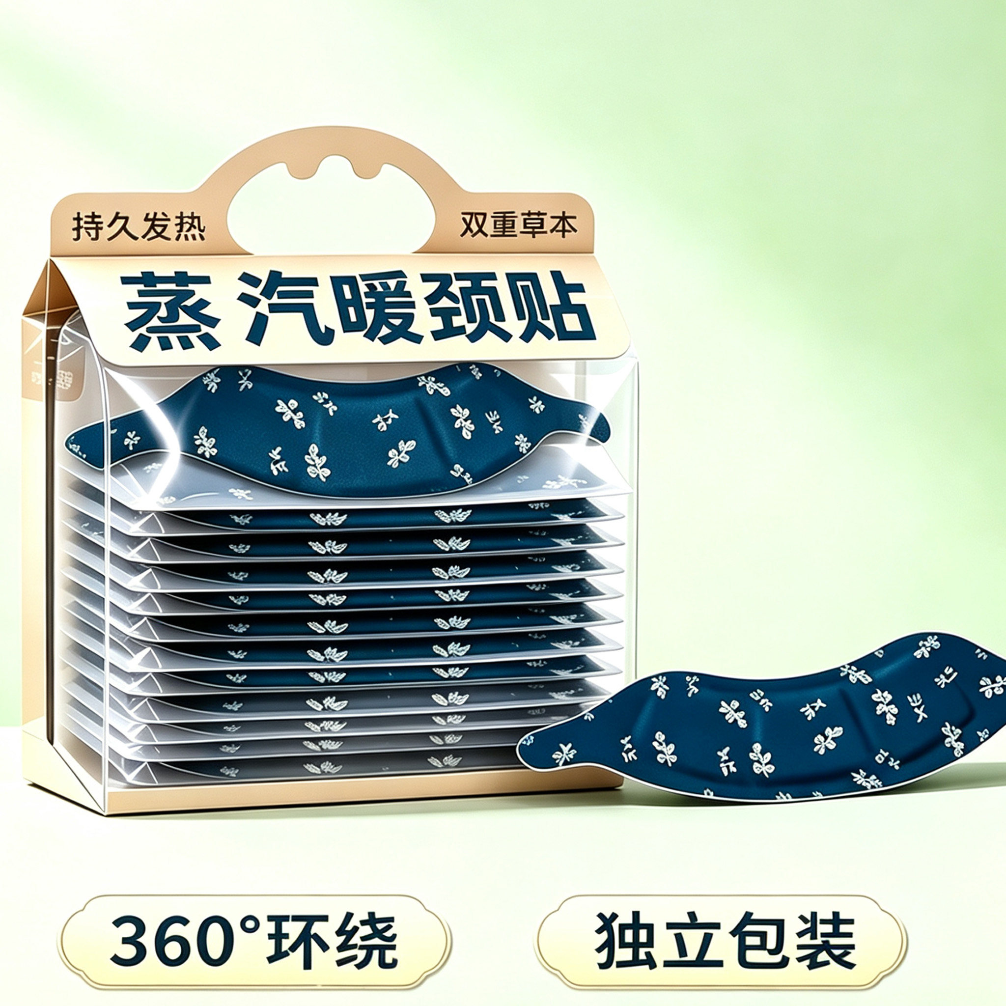 草本蒸汽暖颈贴锁温保暖亲肤温和