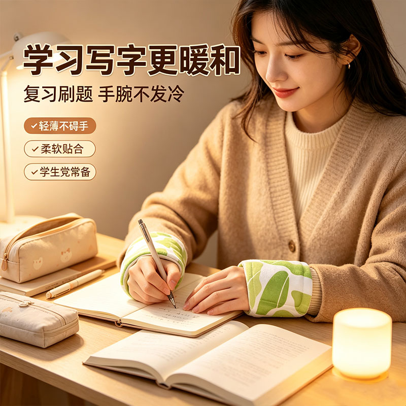 冬日自发热暖手贴护腕便携骑行