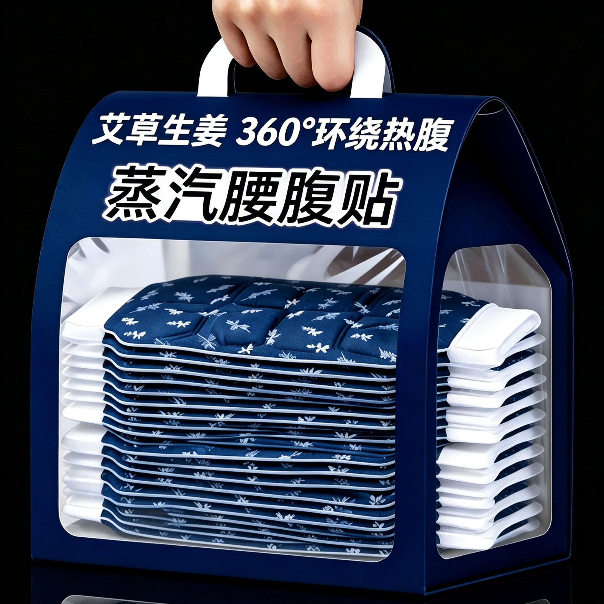 暖腰蒸汽暖腰贴自发热锁温很亲肤