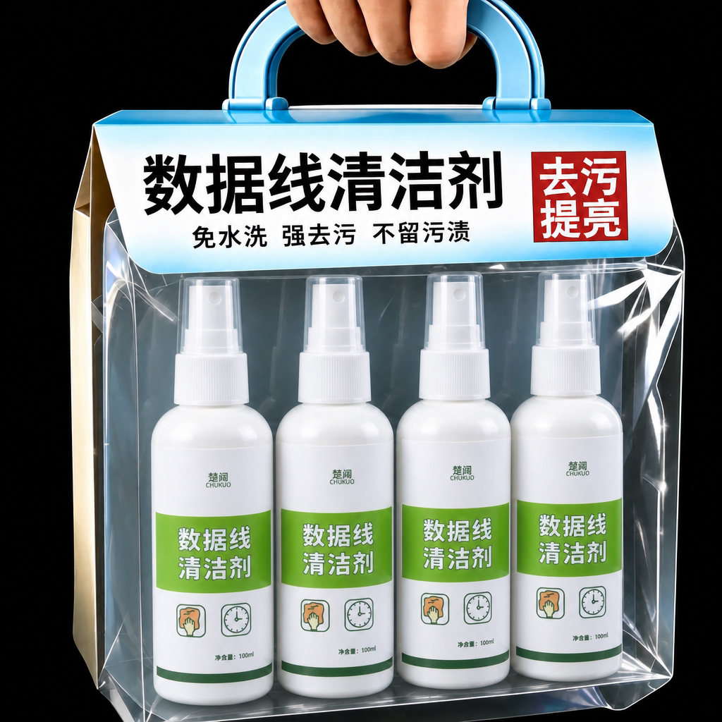 楚阔数据线清洁剂去灰除污焕新