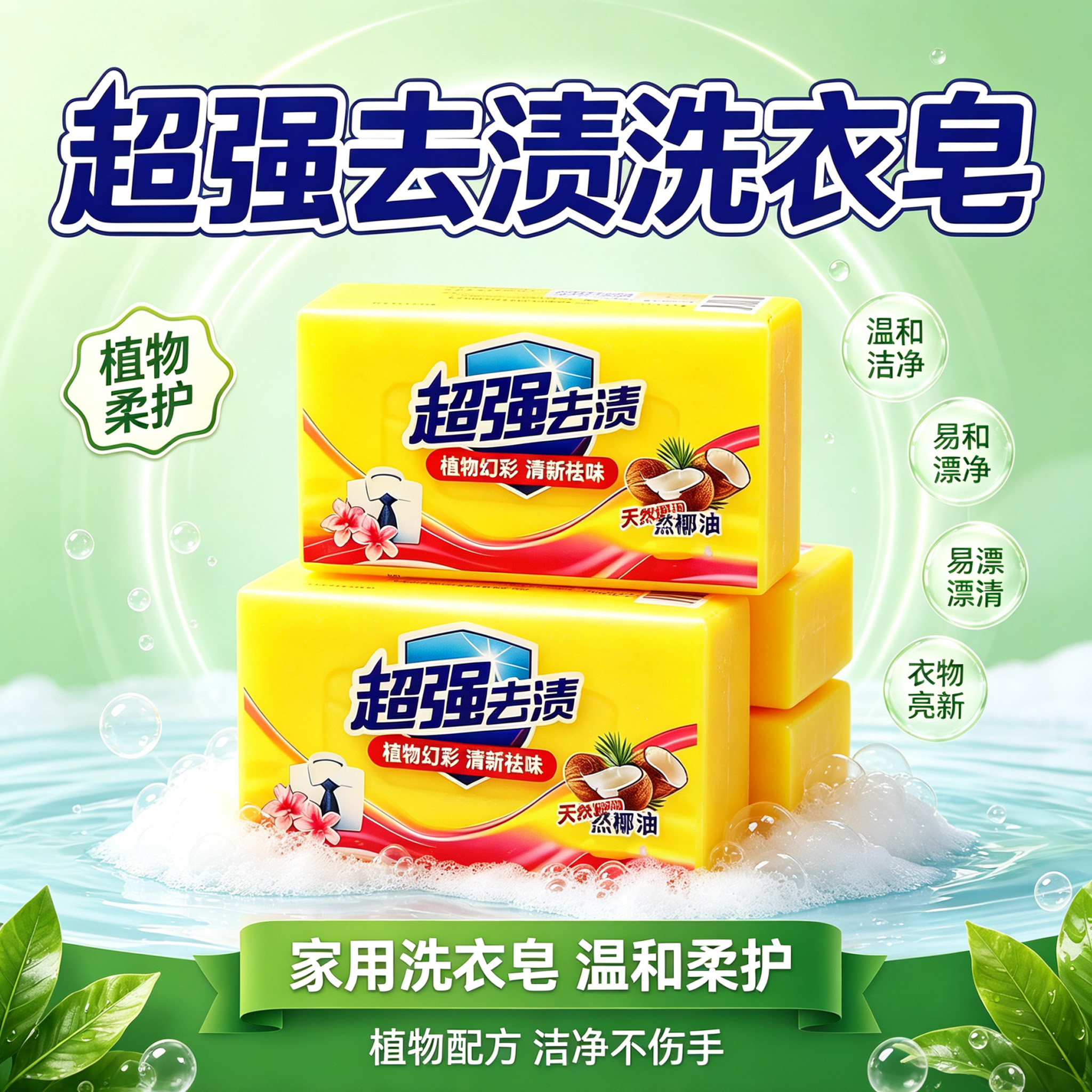 去渍洗衣皂去污更高效耐用更好用
