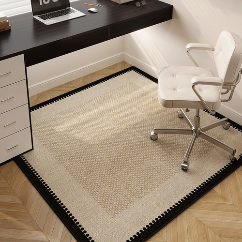 电脑椅地垫卧室书房书桌正方形地毯客厅地板垫家用办公电竞椅脚垫