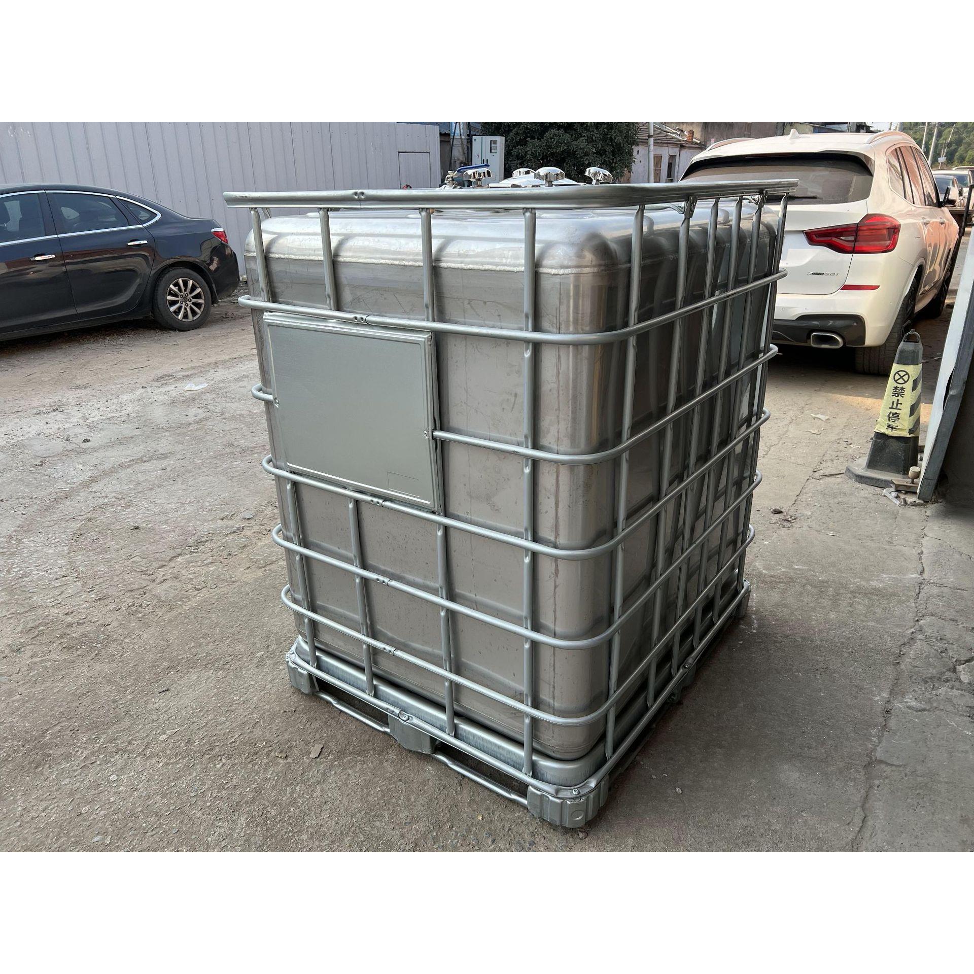 304不锈钢吨桶化工分装桶ibc集装桶方形闭口集装吨桶敞口危废桶