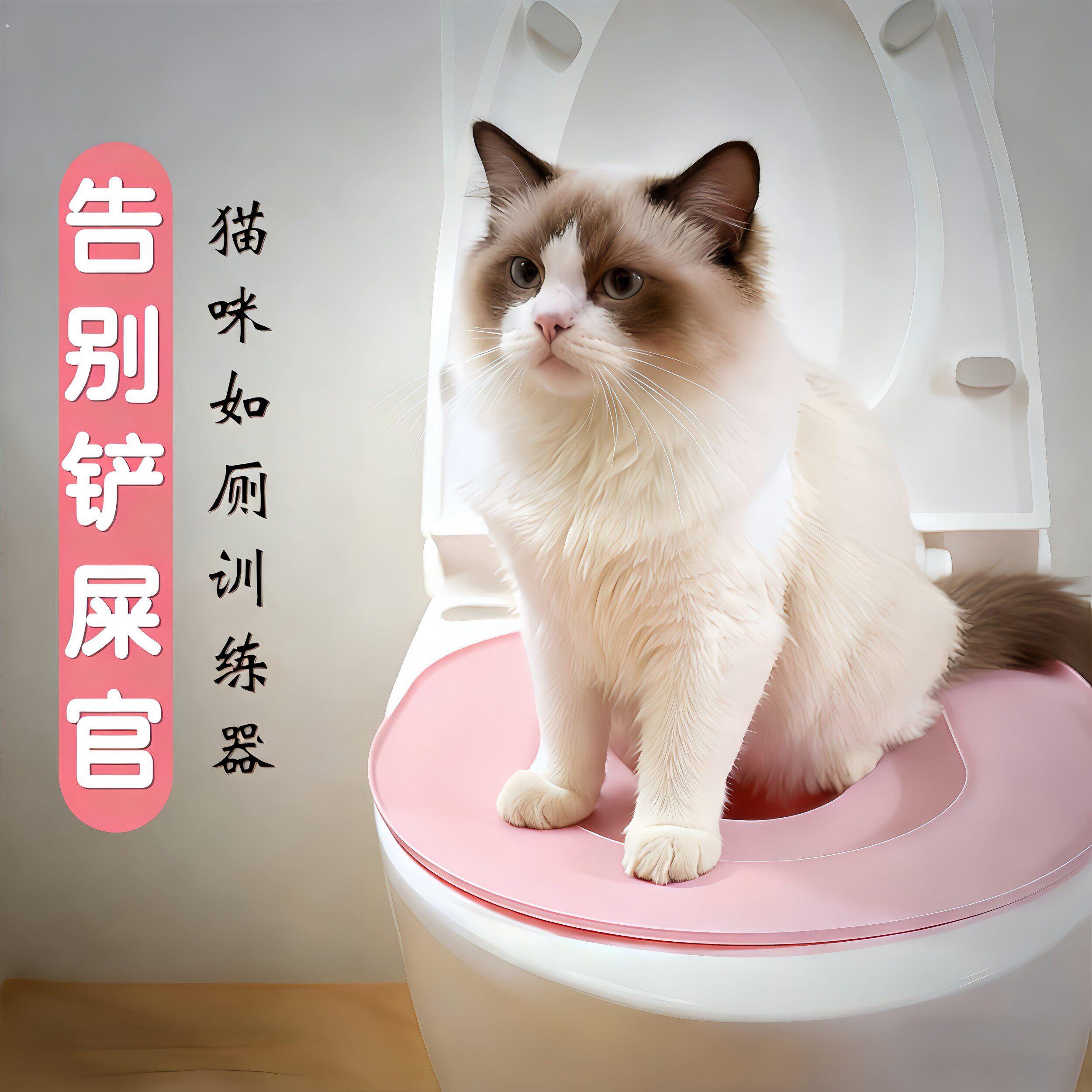 猫咪马桶训练器第五代厕所猫砂盆新型防外溅防臭家用猫屎盆开放式