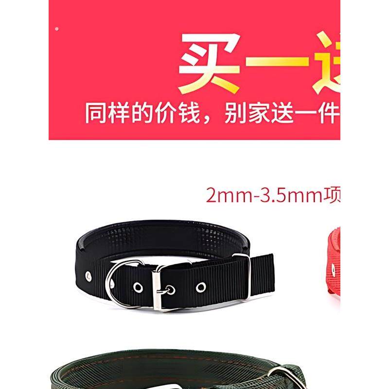 狗链子中型犬不锈钢304无缝铁链项圈加粗狗狗牵引绳防咬断栓狗绳