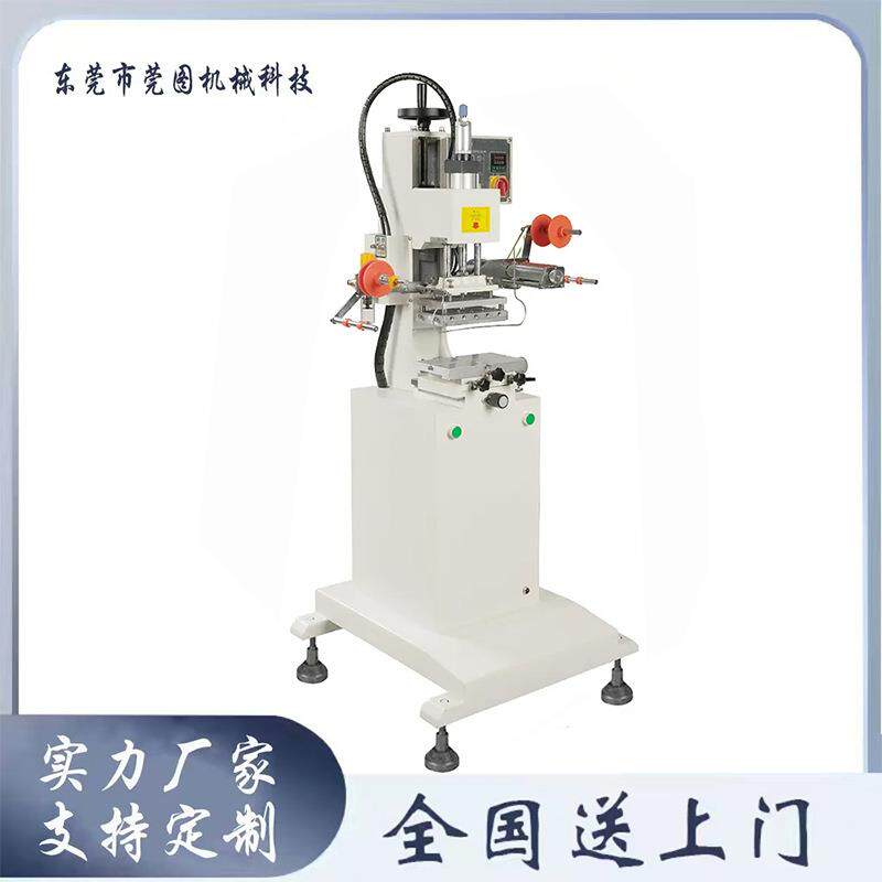 自动平面烫金机亚克力板瓶盖精密高温压烫机气动小型立式烫银机