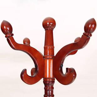 纯实木挂衣架卧室落地玄关老式客厅角落衣帽架办公室商务挂衣架