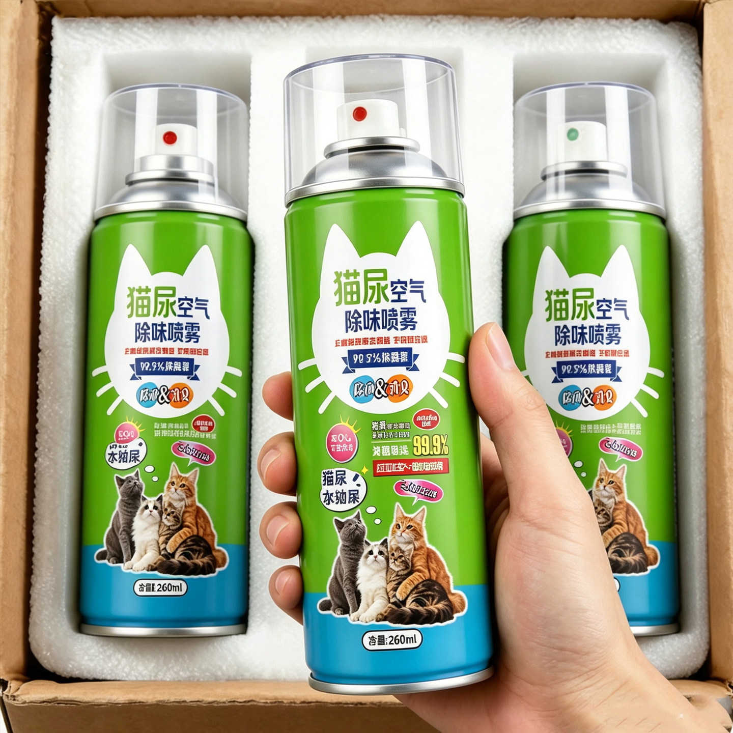 宠物生物酶除臭喷雾狗猫去尿味