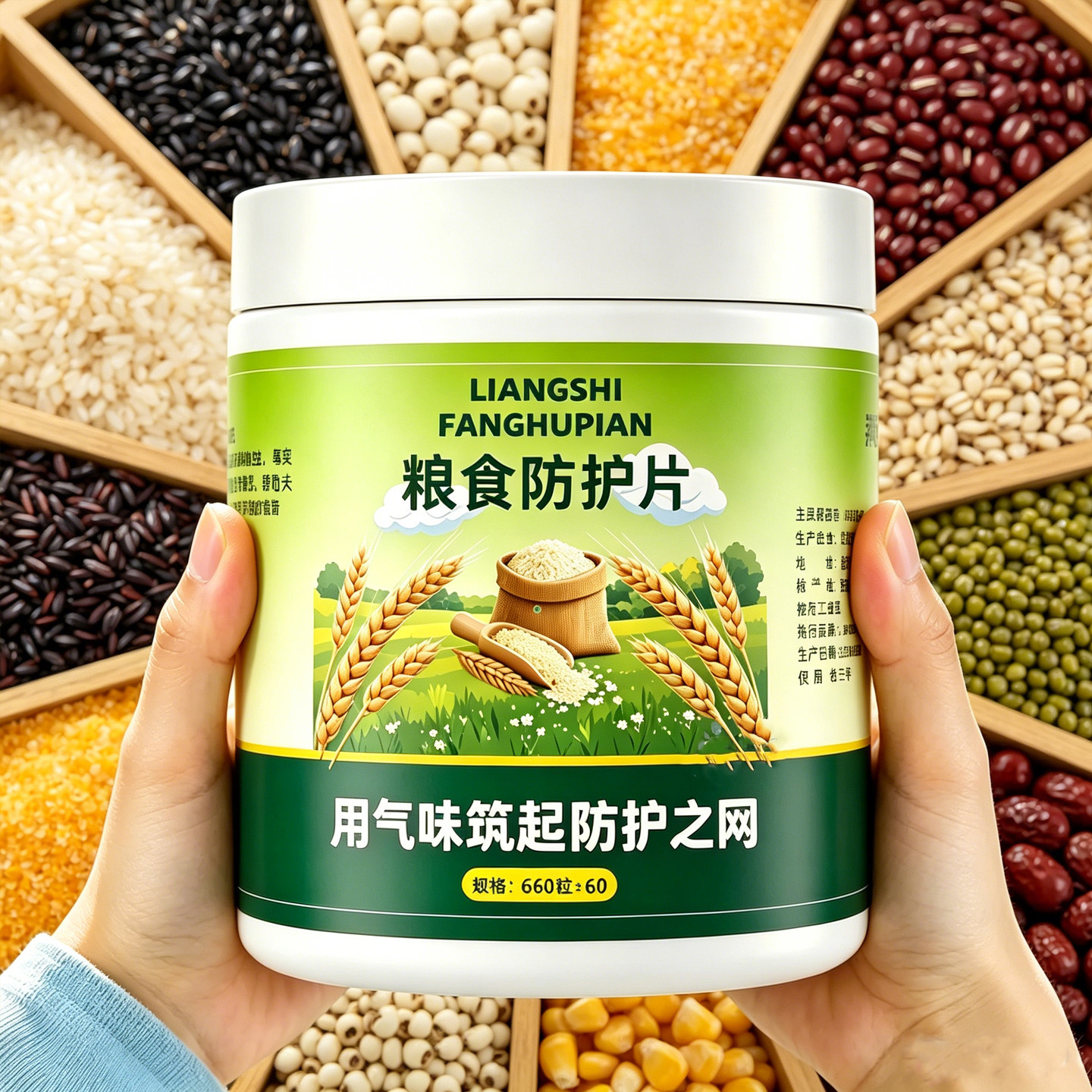 粮食守护粮仓防虫灭螨片图片