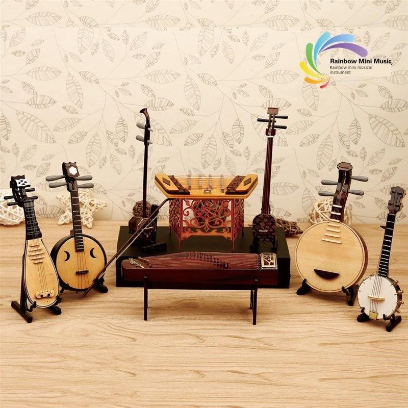芦丁笙竹笛民乐迷你模型手工饰品古筝二胡中阮月琴琵琶扬琴三,节庆用品/礼品,创意/设计灯,淘宝优惠券,粉丝福利购,淘宝优惠卷