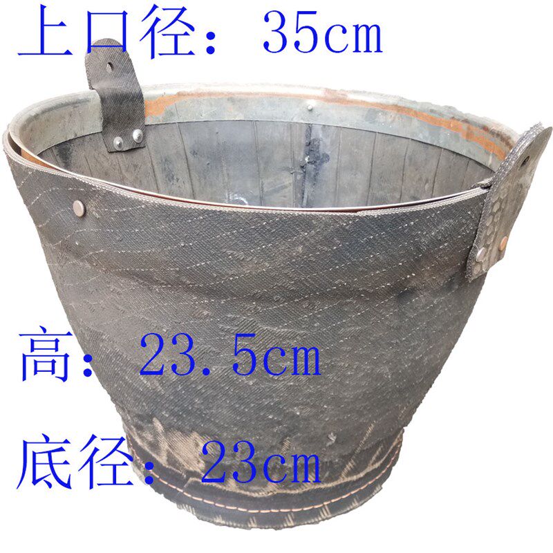 建筑灰桶钢圈轮胎桶工地装修用水泥砂浆磁粉桶混抹拌洋灰桶橡胶桶