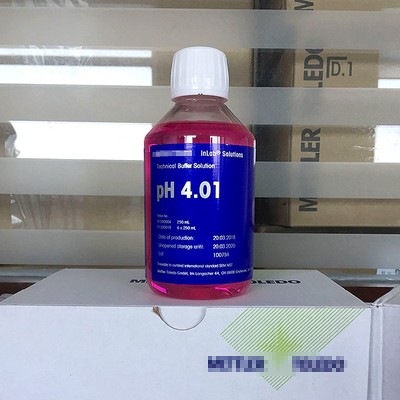 梅特勒托利多pH计缓冲液标准液实验室成品校准液pH4.01/7.00/9.21