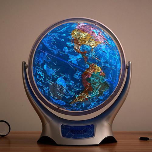 智能万向地球仪初中生立体浮雕发光儿童启蒙生世界地图男孩生日开