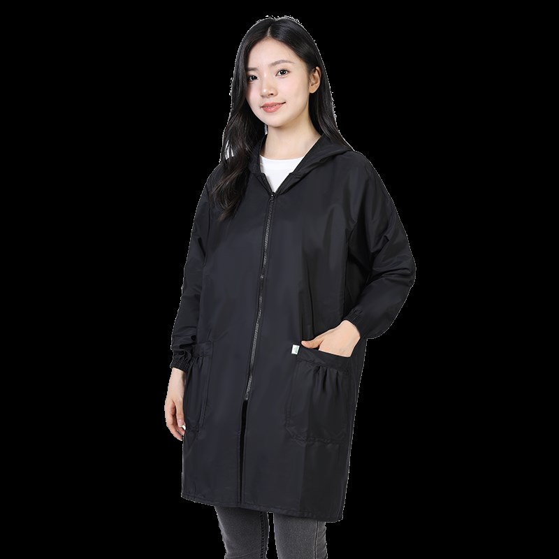 罩衣女长袖围裙厨房护衣油工作服女士上班穿的罩衣