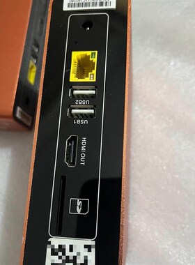 玩客云WS1608网络存储盒子 橙色机身 带HDMI高清输