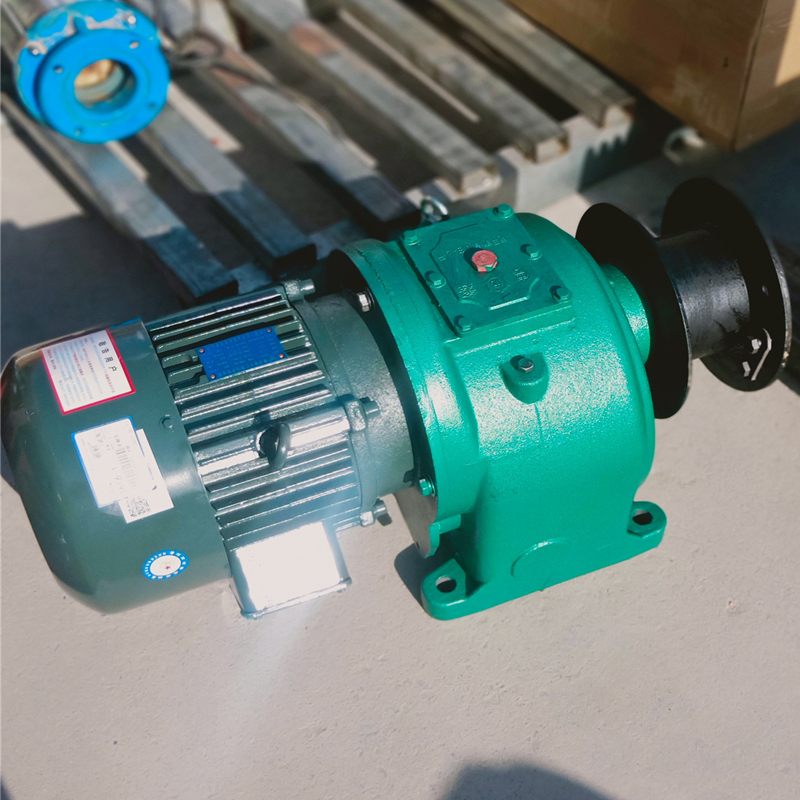 混凝土搅拌站JS500js750搅拌机卷扬机减速机5.5kw提升电机7.5kw