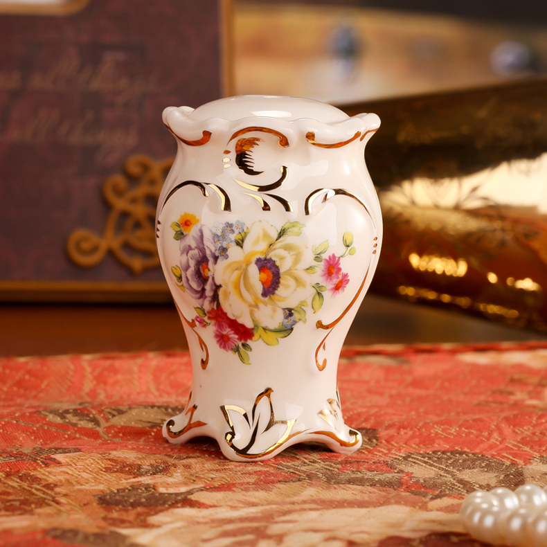 欧式陶瓷牙签盒牙签筒瓶 创意牙签座棉签盒 客厅餐桌摆件装饰品