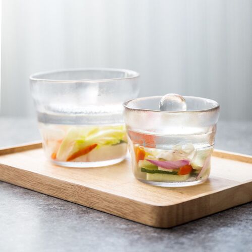 唯物生活 日式浅渍罐泡菜坛子加厚家用玻璃瓶子带盖一夜渍腌菜缸