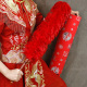 红色鸡毛掸子除尘扫灰清洁婚庆用品结婚陪嫁物品家用不掉毛
