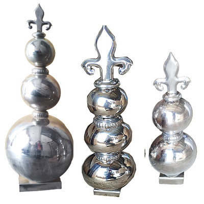 矛头尖箭头剑头葫芦不绣钢球宝鼎彩钢屋脊顶装饰别墅凉亭