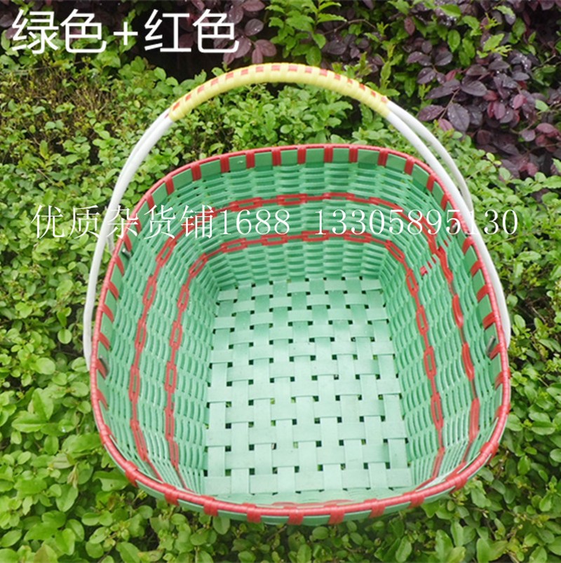 购物篮 手提蓝收纳 编织筐菜篮宠物篮洗澡篮浴筐买菜篮