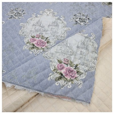 夹棉雪尼尔滑布料自己做沙发套垫子面料沙发巾欧式布头清仓处理