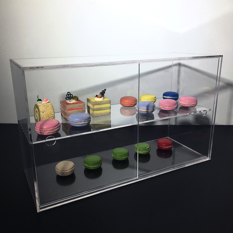 亚克力柜子蛋糕甜点展示柜有机玻璃精品陈列柜手办配件样品柜定制