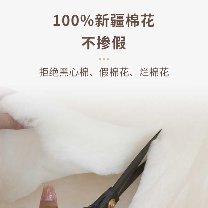新疆纯棉花母婴级长绒棉手工棉被芯褥子宝宝棉衣棉被芯棉絮填充棉