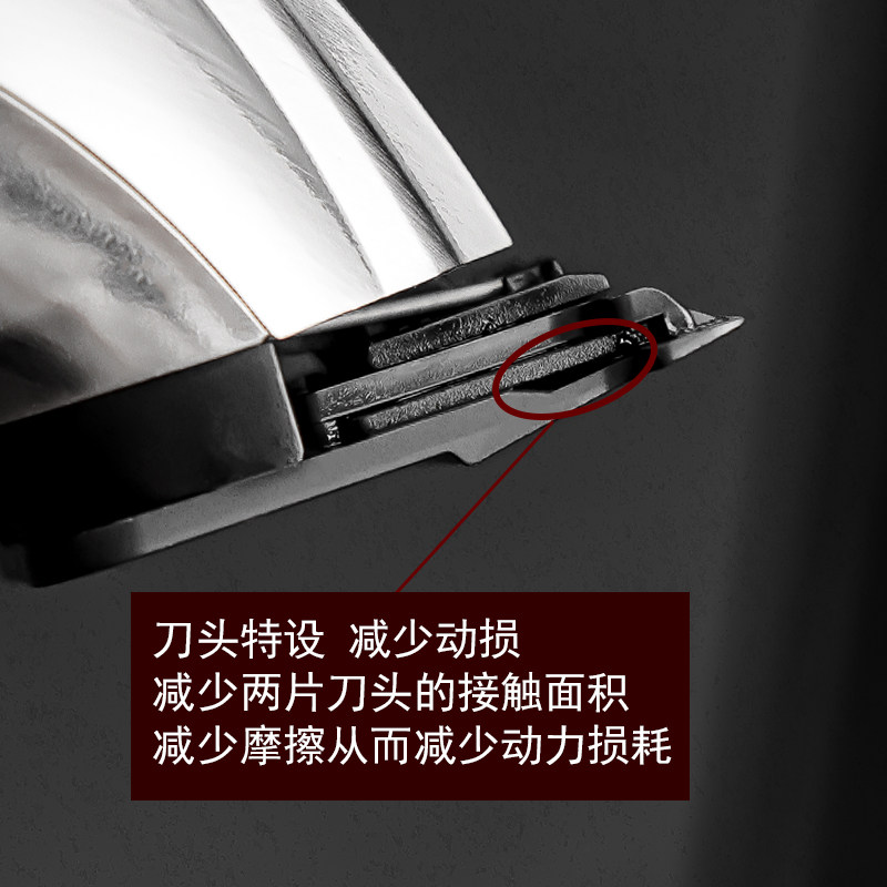 专业油头雕刻电推剪0刀头刻痕修边理髲店发廊专用小推子理髲器D9