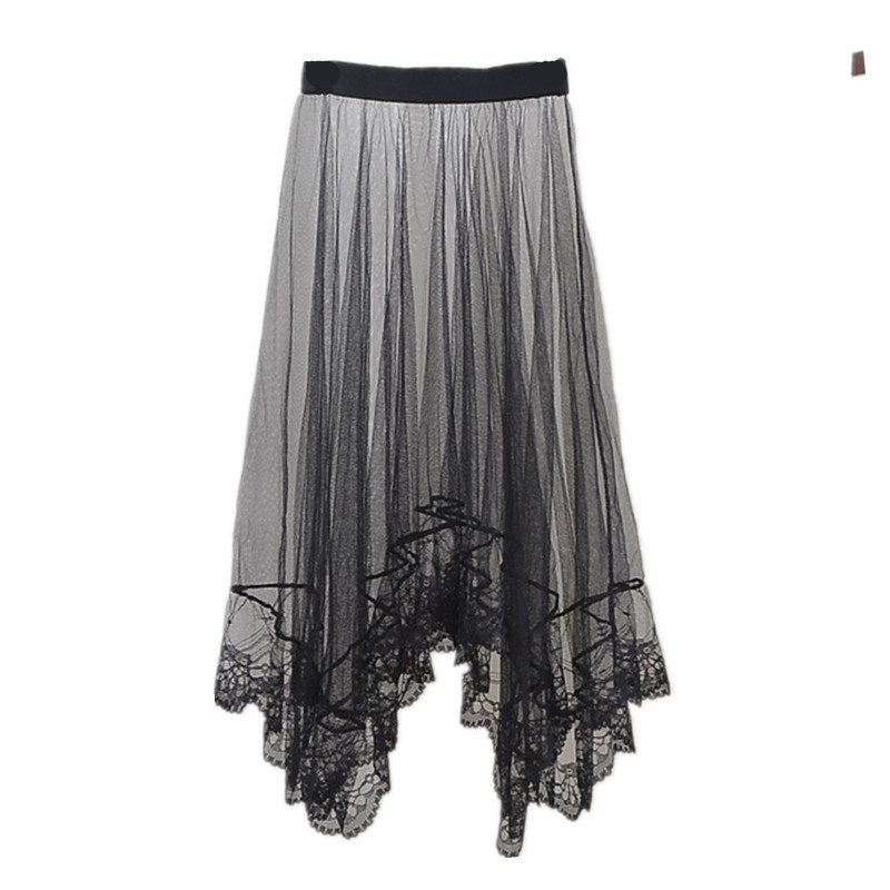 单层网纱半身裙中长款2021女新款春秋半裙一层纱裙无内衬沙沙裙子,女装/女士精品,半身裙,淘宝优惠券,粉丝福利购,淘宝优惠卷