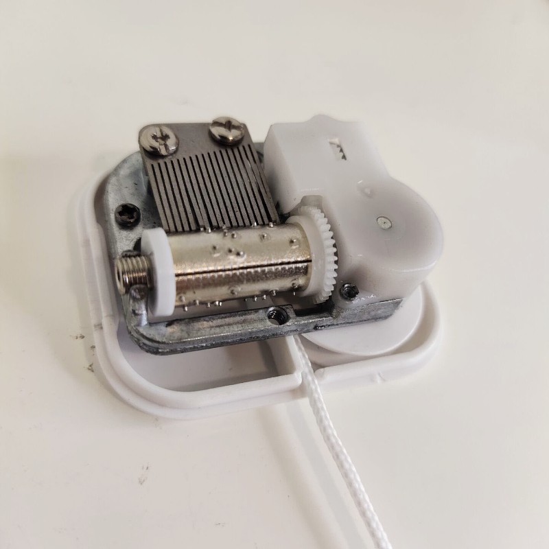 毛绒玩具用上链发条迷你拉绳拉铃拉琴拉线音乐盒八音盒摇篮曲