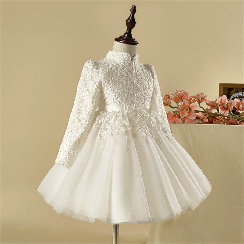 儿童礼服长袖公主裙蓬蓬花童婚纱女童婚纱钢琴表演出服装生日春秋,童装/婴儿装/亲子装,儿童礼服,淘宝优惠券,粉丝福利购,淘宝优惠卷
