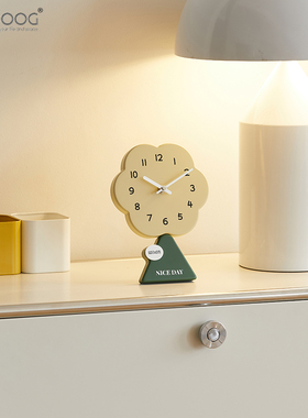 EMITDOOG公桌面时钟摆件家居客厅玄关电视柜酒柜创意座钟装饰品