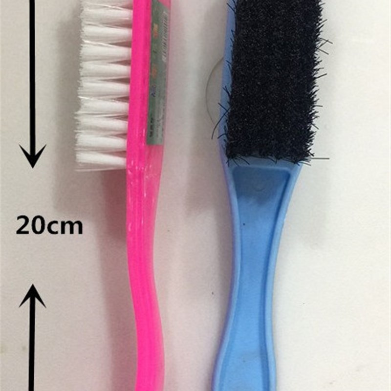 刷鞋塑料刷洗鞋刷洗衣鞋刷子洗鞋清洁好帮手长柄白毛硬毛整盒包邮