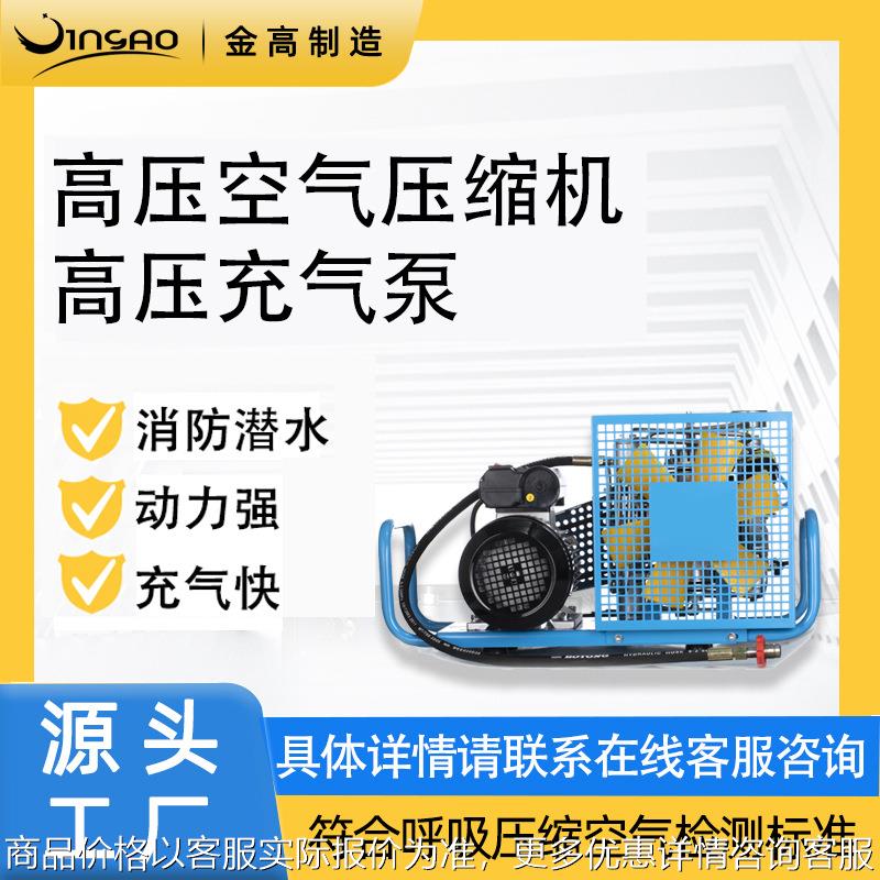 潜水消防高压空压机空气压缩机低噪气泵户外便携空气填充泵