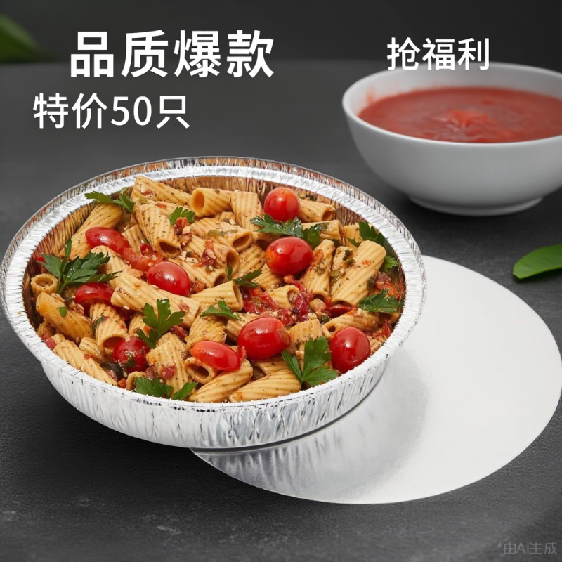 锡纸盘空气炸锅专用纸锡纸碗家用电炸锅子专用纸吸油纸烤盘食品级