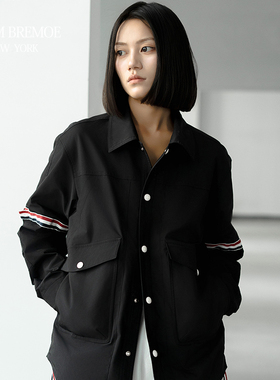 【TNOM BREMOE】男士复古夹克常规简约中性耐脏夹克长袖海妖风