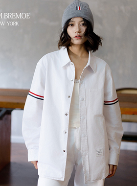 [TNOM BREMOE]  春秋季情侣款长袖衬衫女垂感休闲宽松港风上衣男