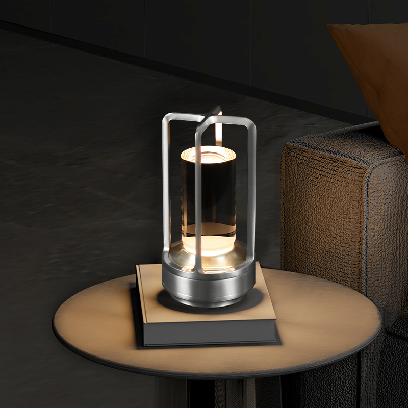 西餐厅吧台简约清吧酒桌氛围灯复古工业风咖啡厅充电露营床头台灯