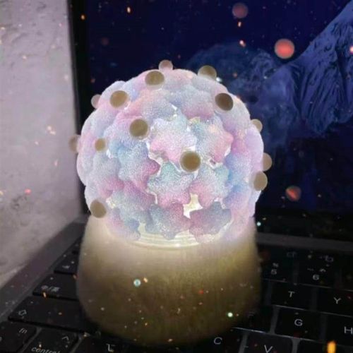 糖果小夜灯星星氛围灯diy手工自制卧室睡眠灯床头灯创意装饰摆件