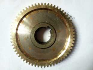 齿轮式 6516攻牙机多轴攻牙机自动攻丝机无声丝攻机专用铜涡轮配件