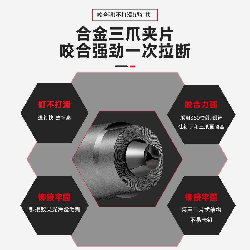 工业级气动拉铆钉枪拉钉枪不锈钢抽芯铆钉机铆接工具气动拉钉枪
