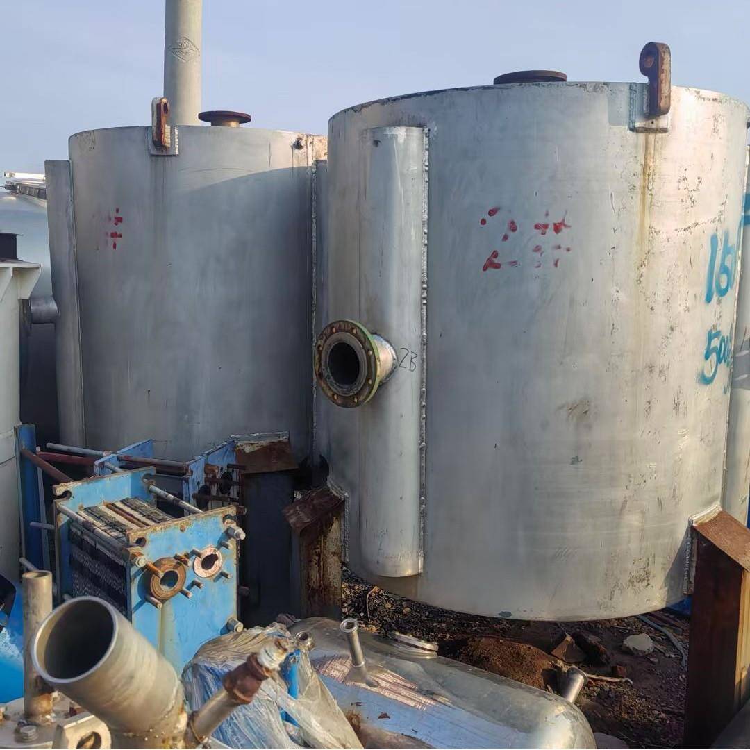 二手150平方螺旋板换热器氨水换热器冷凝器列管冷凝器