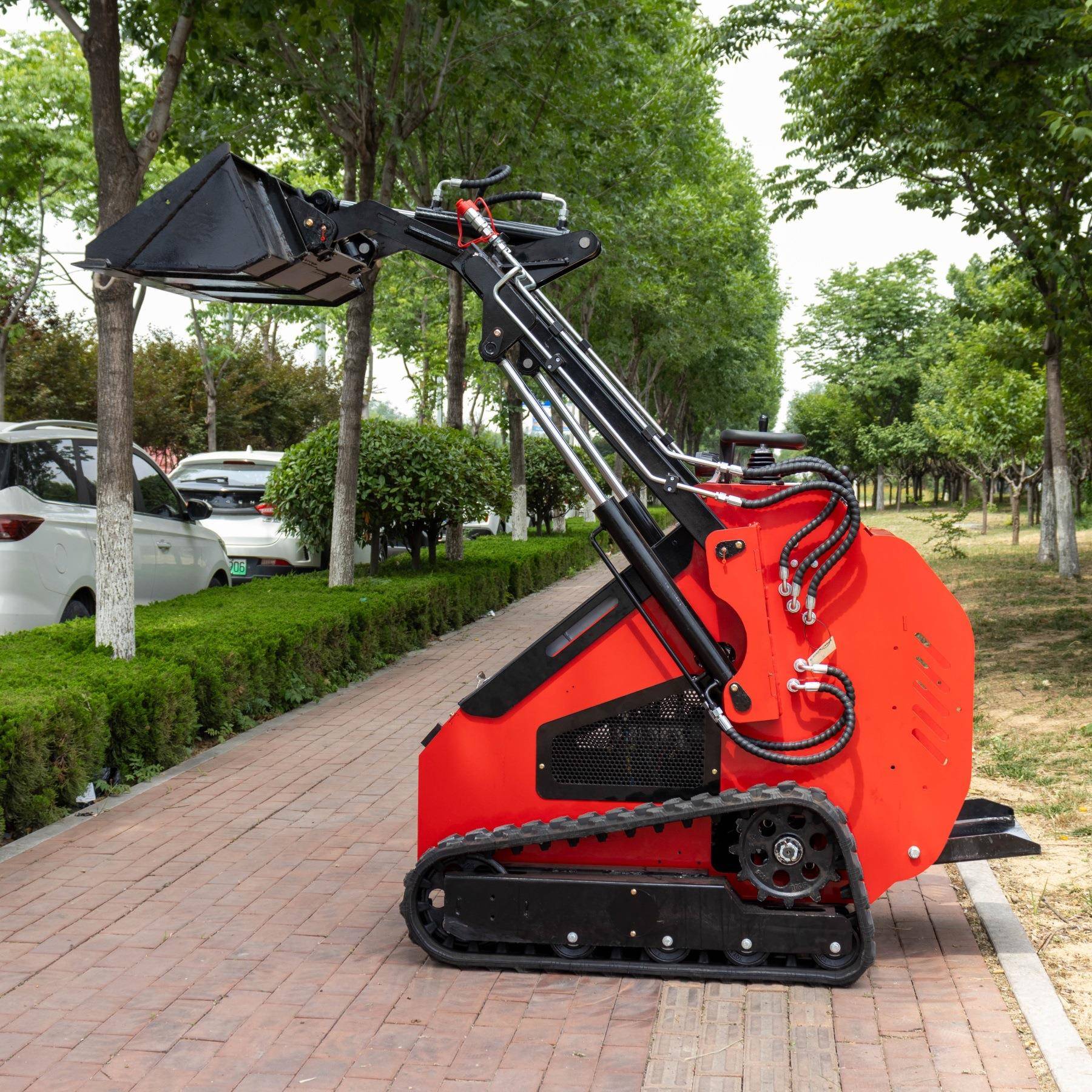 出口非洲382T小型装载机工程搬运履带式装载车滑移装载机厂家