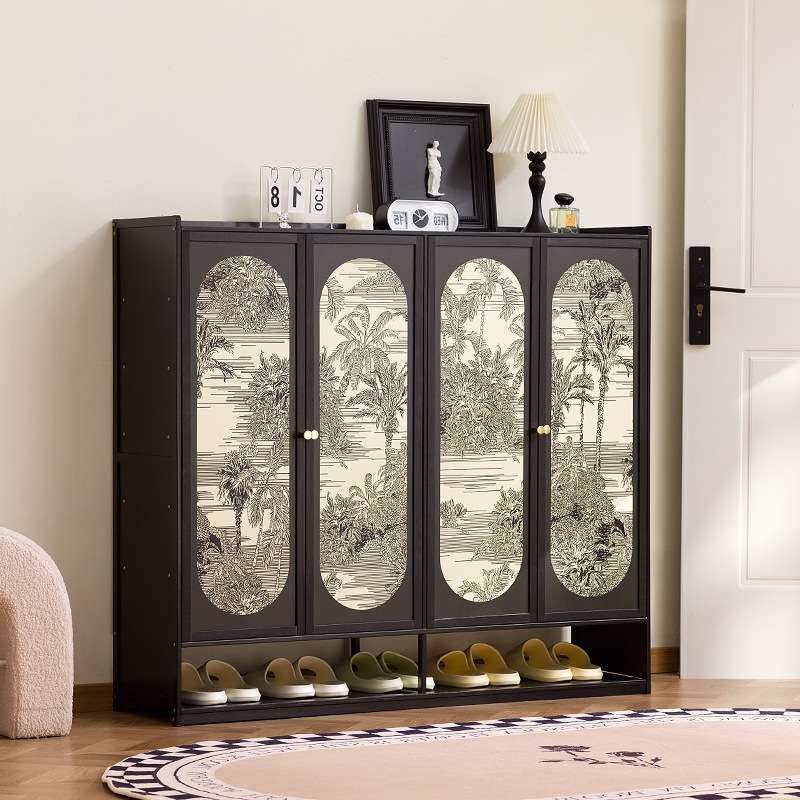 鞋柜收纳柜入户玄关柜客厅储物柜收纳柜中古鞋架储物柜子,住宅家具,鞋架,淘宝优惠券,粉丝福利购,淘宝优惠卷