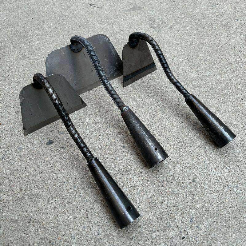 锄草锄头农用农具耙子木柄园林园艺工具种菜除草锄头地锄文创用品