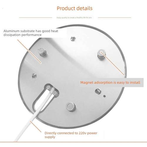 lyd照明灯ed卧室吸顶灯10w5w3wled灯泡led照明灯心四方节能
