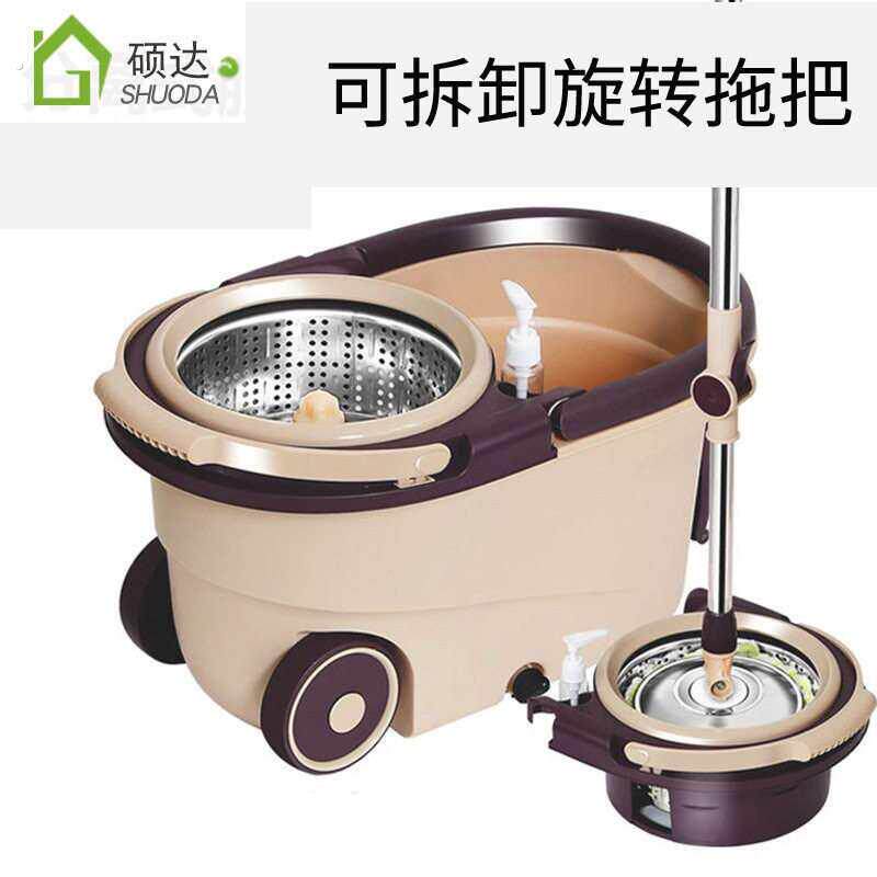 霸州拖把 木马款 不锈钢旋转拖把好 拖 拖地桶 新品